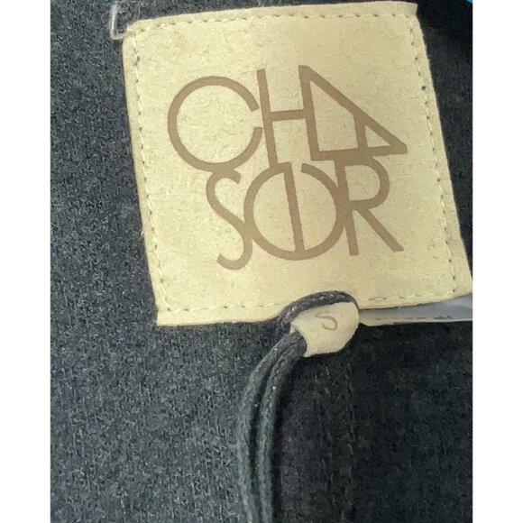 NWT Caser Black Long Sleeve Turtleneck Shirttail Hem Raglan Mini Sweater Dress - Picture 7 of 9